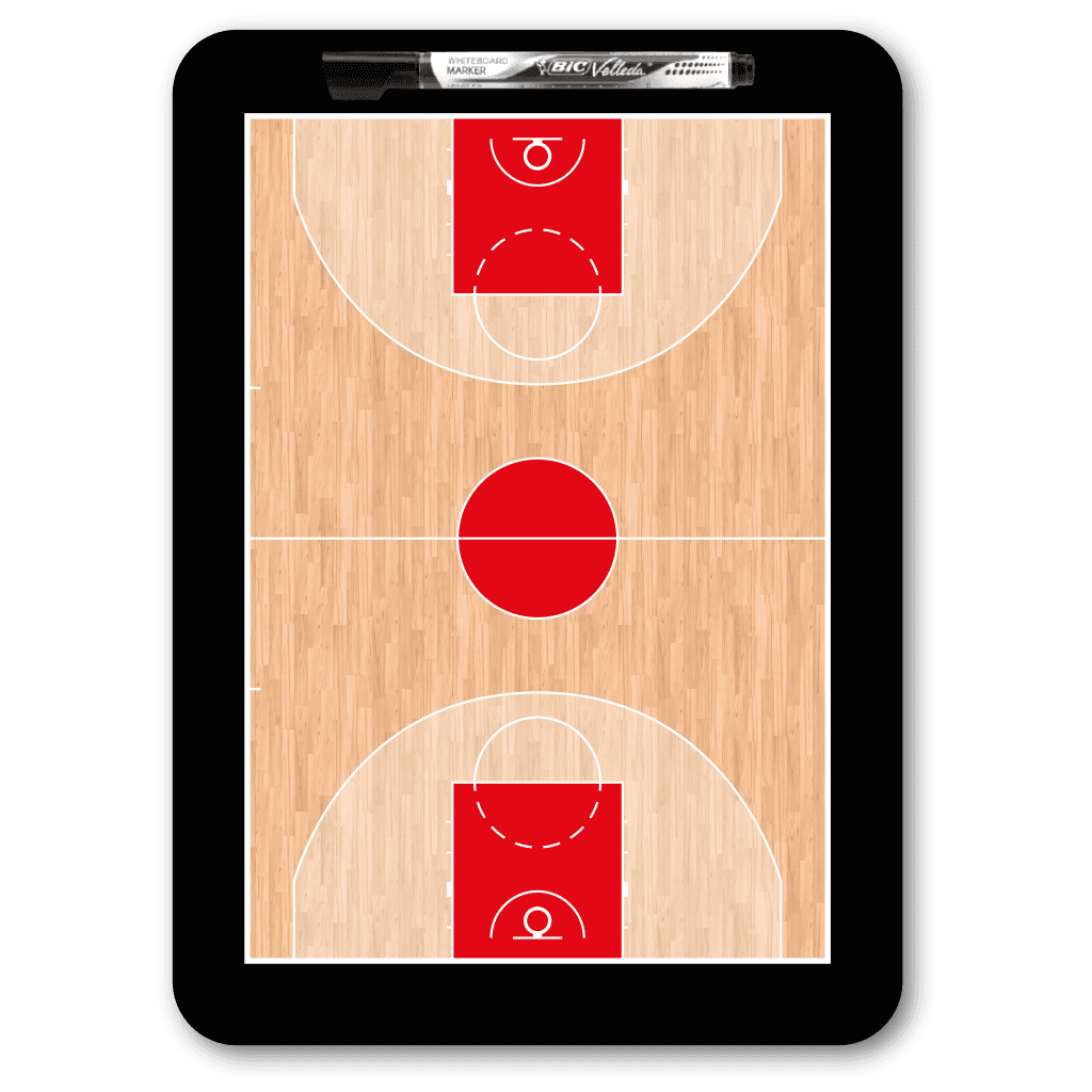 Coachbord alleen met kleuren (zonder tekst of logo)