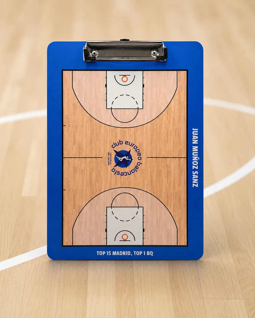 Gepersonaliseerd coachbord van een team