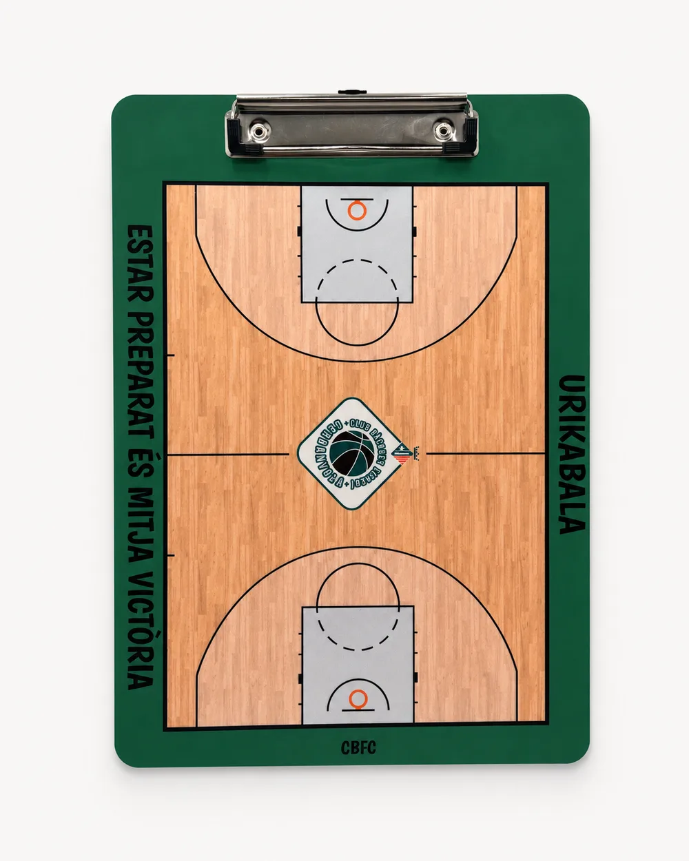 Gepersonaliseerd coachbord van een team