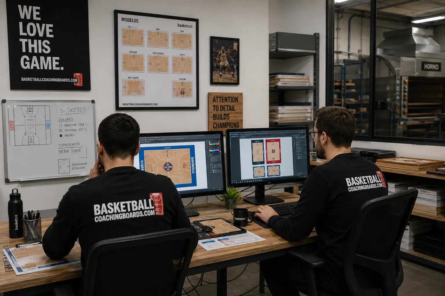 Onze werkplaats in Argentona, Maresme
