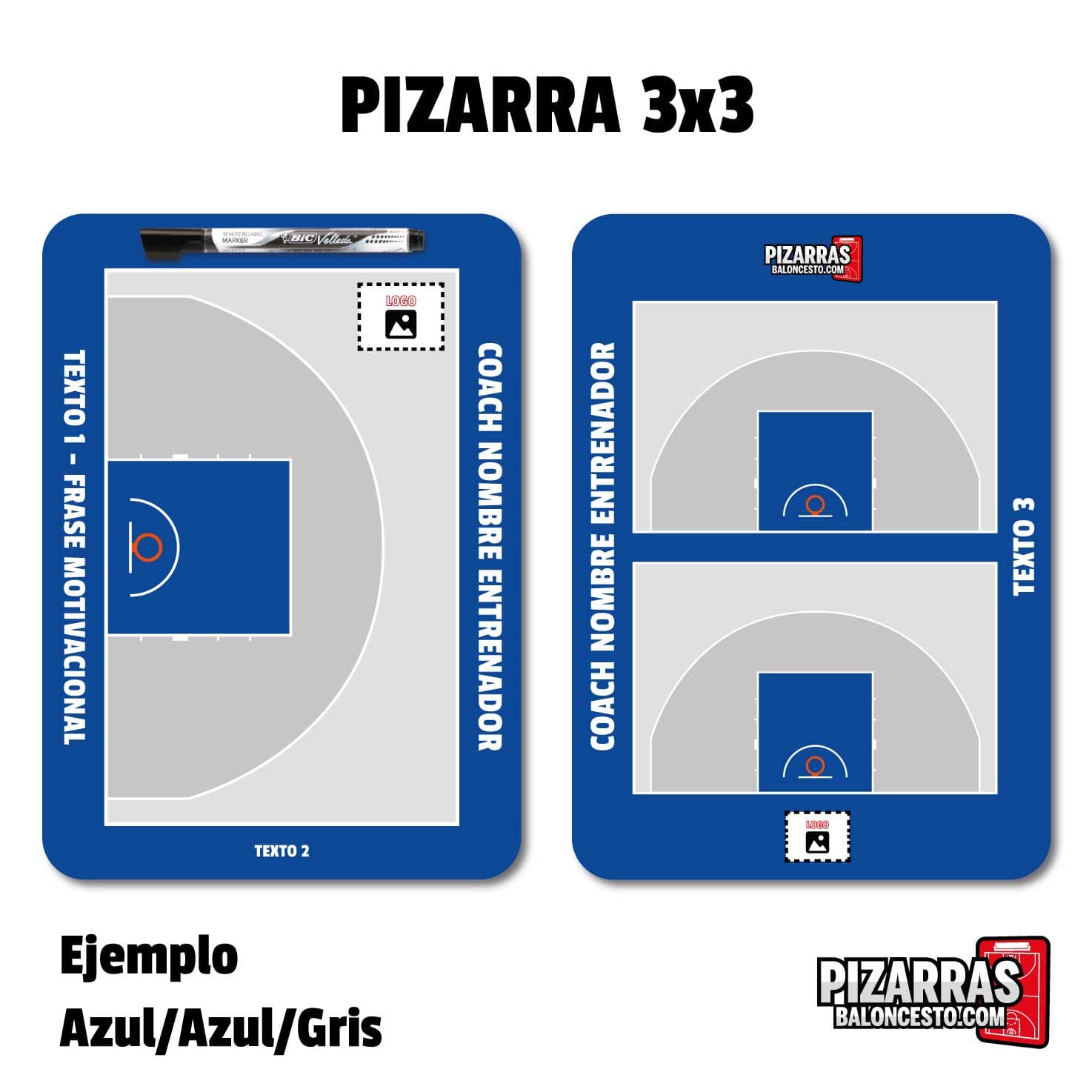 3x3 Basketbal Coachbord